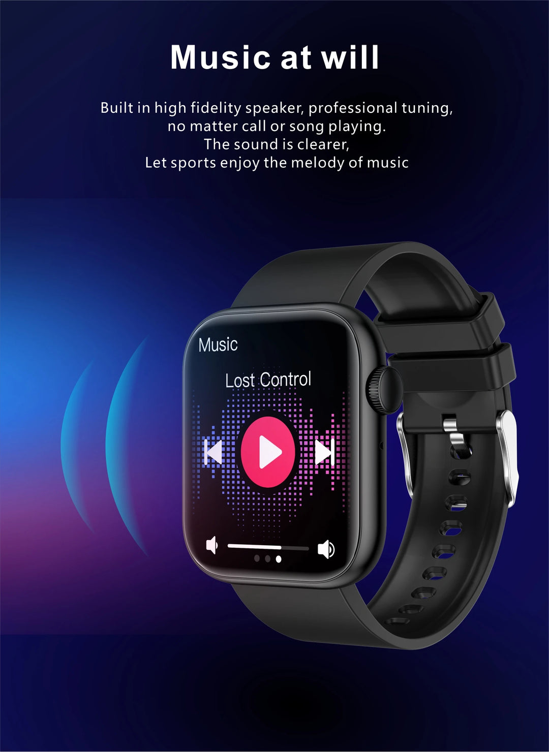 Premium Smartwatch - Wireless Charging, Bluetooth Calls, Fitness Tracker, Custom Watch Faces, Heart Rate Monitoring, Sleep Tracking, Waterproof, Men & Women - StrengthXPhysiotherapy