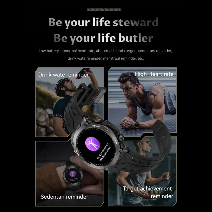 Premium Waterproof Sports Watch for Men and Women – 50M Waterproof, Dual Time, Pedometer, Stopwatch, Alarm, Countdown, Shockproof, EL Backlight, Lightweight Military Clock - StrengthXPhysiotherapy