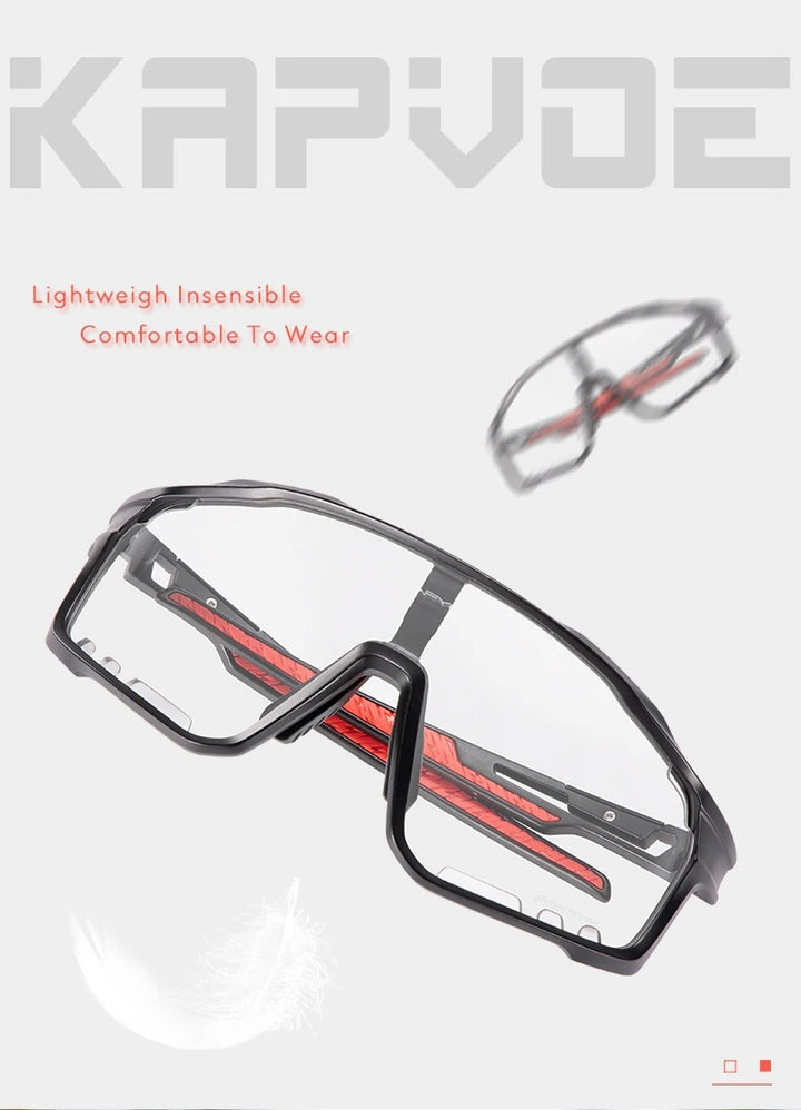 Premium Photochromic Cycling Sunglasses for Men & Women – UV400 Protection, Adjustable Lenses, Sports Eyewear for Running, MTB, Bike, Road Cycling & Driving - StrengthXPhysiotherapy