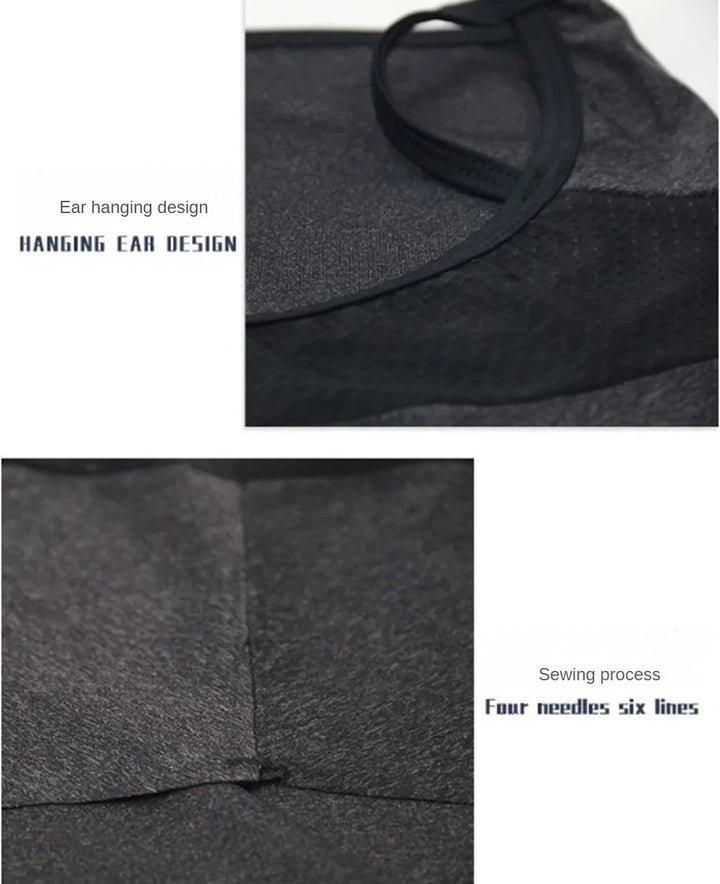 Premium Breathable Ear Hanging Mask – Ice Silk Cycling Face Cover, Triangle Headscarf, Nylon Cool Material for Outdoor Sports and Riding Protection - StrengthXPhysiotherapy