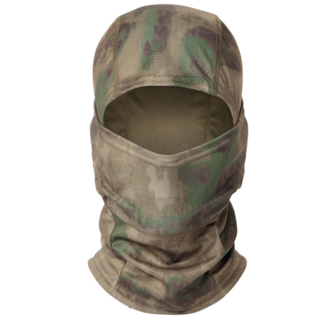 Premium Tactical Balaclava Full-Face Mask – Windproof, Dustproof Hunting, Cycling, and Wargame Headgear, Multicam Bandana