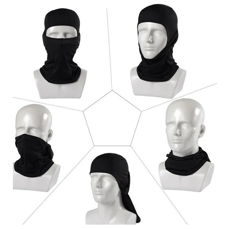 Premium Tactical Balaclava Full-Face Mask – Windproof, Dustproof Hunting, Cycling, and Wargame Headgear, Multicam Bandana Neck Gaiter for Outdoor Sports, Skiing, Climbing, and Motorcycle Use - StrengthXPhysiotherapy