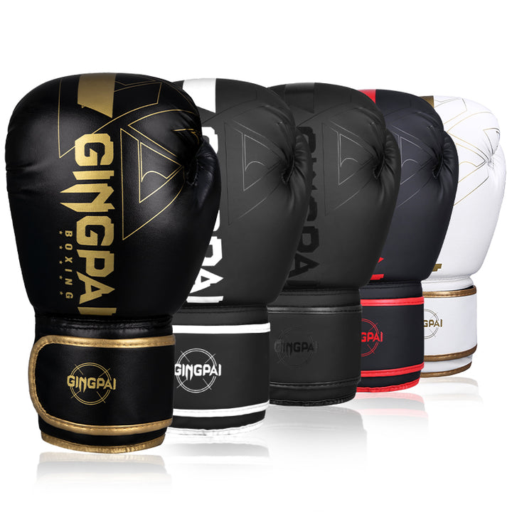 Premium Boxing Gloves – High Quality PU Leather, Wear-Resistant & Breathable Combat Gloves for Sanda Training, Thickened