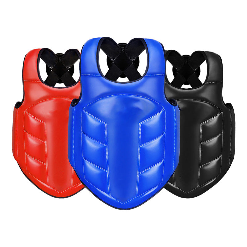 Premium Boxing Chest Guard – Reversible Rib Shield Protector for MMA, Taekwondo, Kickboxing & Martial Arts – Body Vest for Training, Target Practice, and Sanda - StrengthXPhysiotherapy