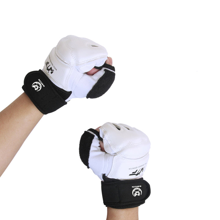 Premium Kickboxing Gloves – High Quality MMA Gloves for Muay Thai & Boxing Training – PU Leather Half Mitts for Fighters 