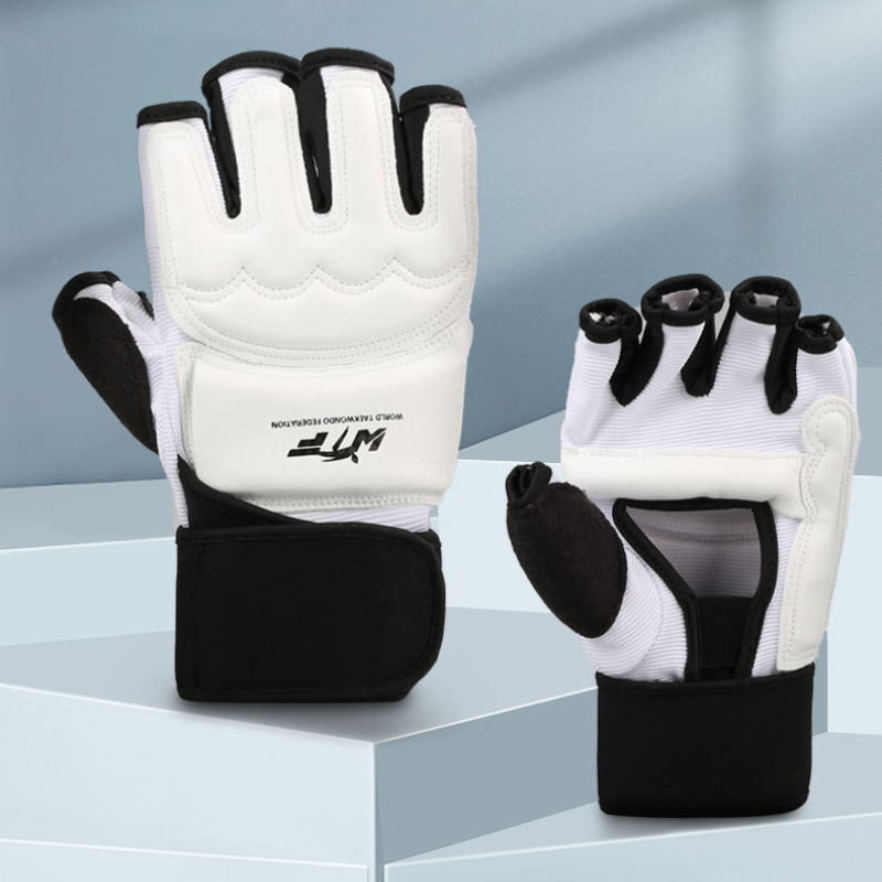 Premium Kickboxing Gloves – High Quality MMA Gloves for Muay Thai & Boxing Training – PU Leather Half Mitts for Fighters 