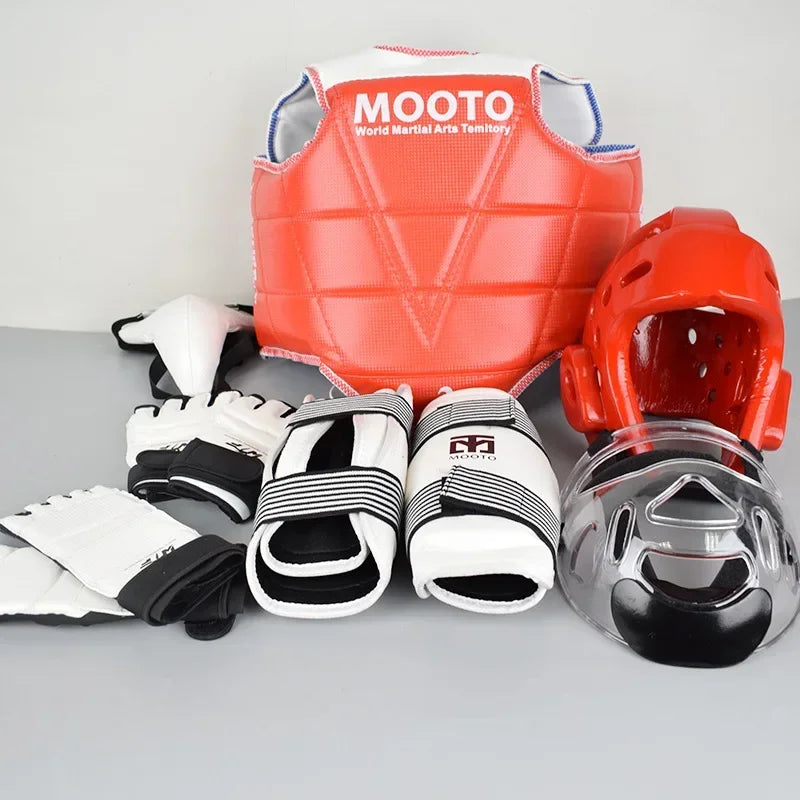 Premium 8pcs Taekwondo Protective Gear Set – Full Body Protection for Combat & Competition, Thickened Training Equipment with
