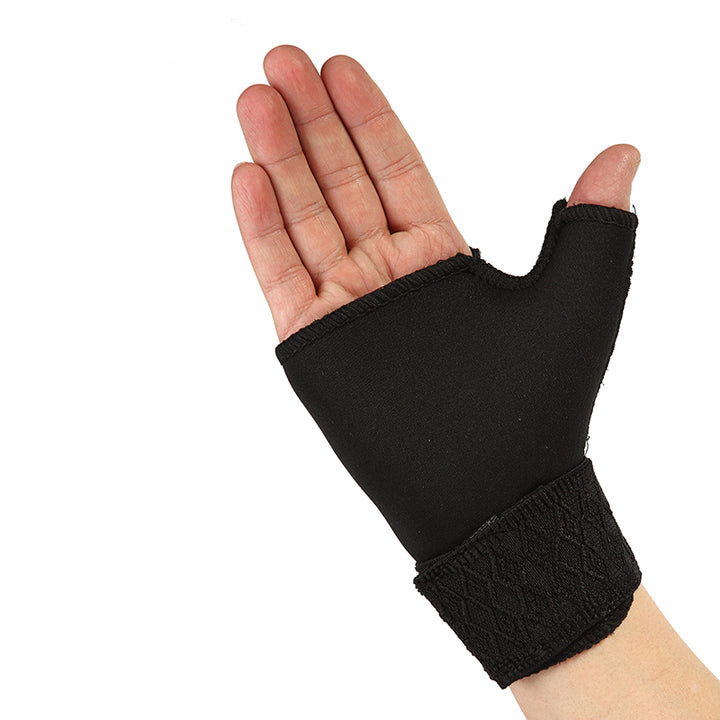 Premium Thumb Brace Guard – Adjustable Support Gloves for Thumb & Wrist Pain Relief, Soft Breathable Half Finger Boxing 