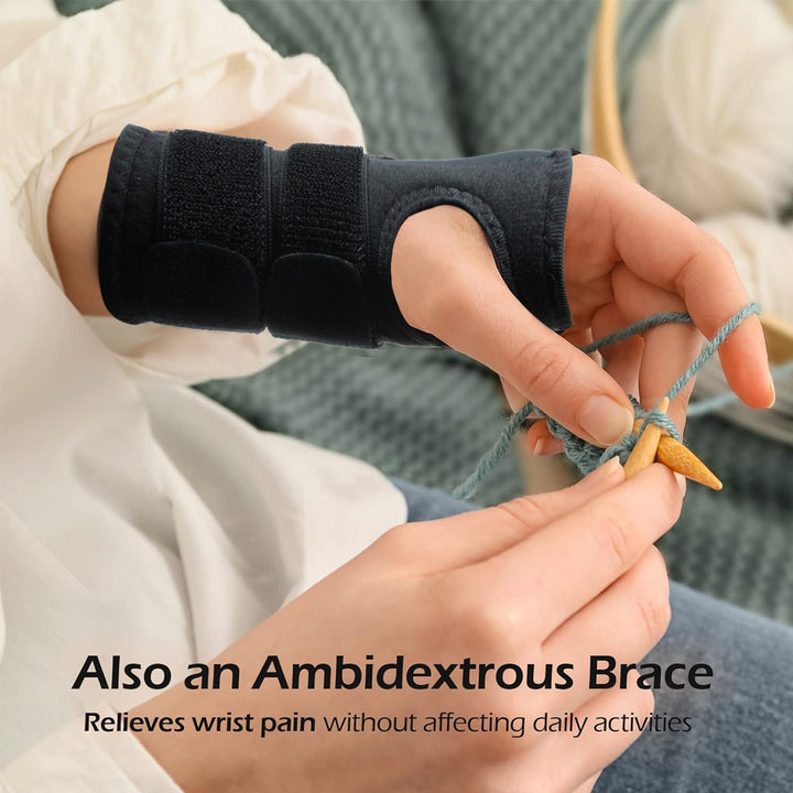 Premium Thumb Brace Guard – Adjustable Support Gloves for Thumb & Wrist Pain Relief, Soft Breathable Half Finger Boxing 