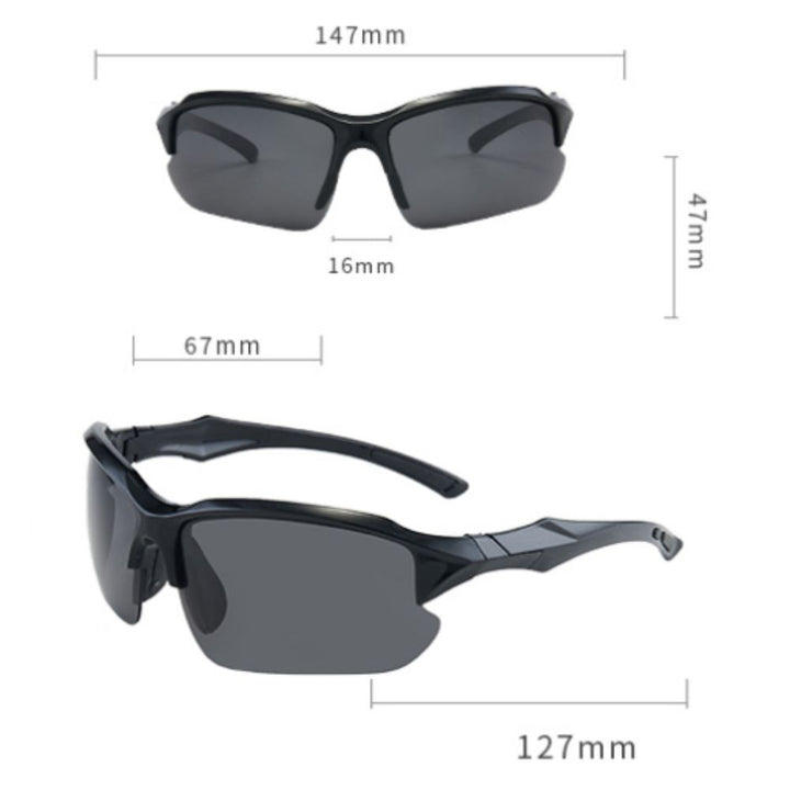 Premium Polarized Cycling Sunglasses – UV400 Protection, HD Lens, Comfortable Outdoor Sports Goggles for Men, UV Resistant