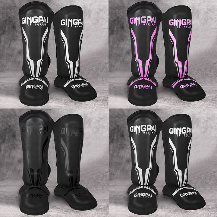 Premium Kickboxing Leg Guards – Muay Thai Ankle Protector, MMA Shin & Boxing Thickened Fighting Gear, Protective Ankle 