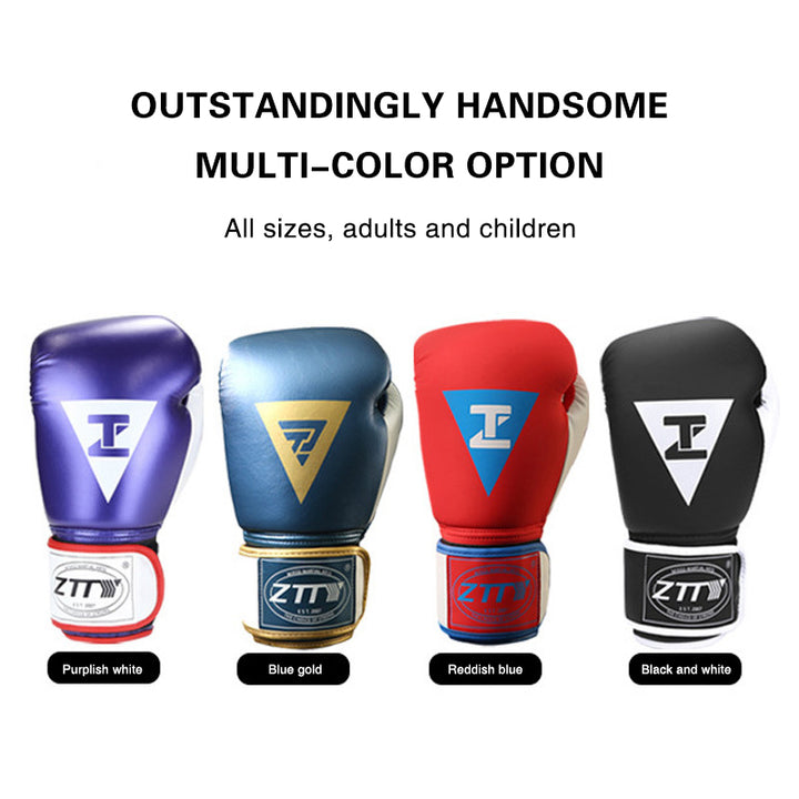 Premium Kick Boxing Gloves for Men & Women – High Quality PU Leather, Durable Combat Gloves for Karate, Muay Thai, MMA, 