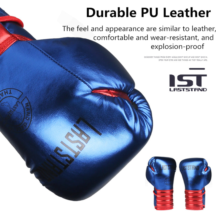 Premium Boxing Gloves for Men & Women – High Quality Leather, Durable Combat Gloves for MMA, Muay Thai, Karate & Sanda 