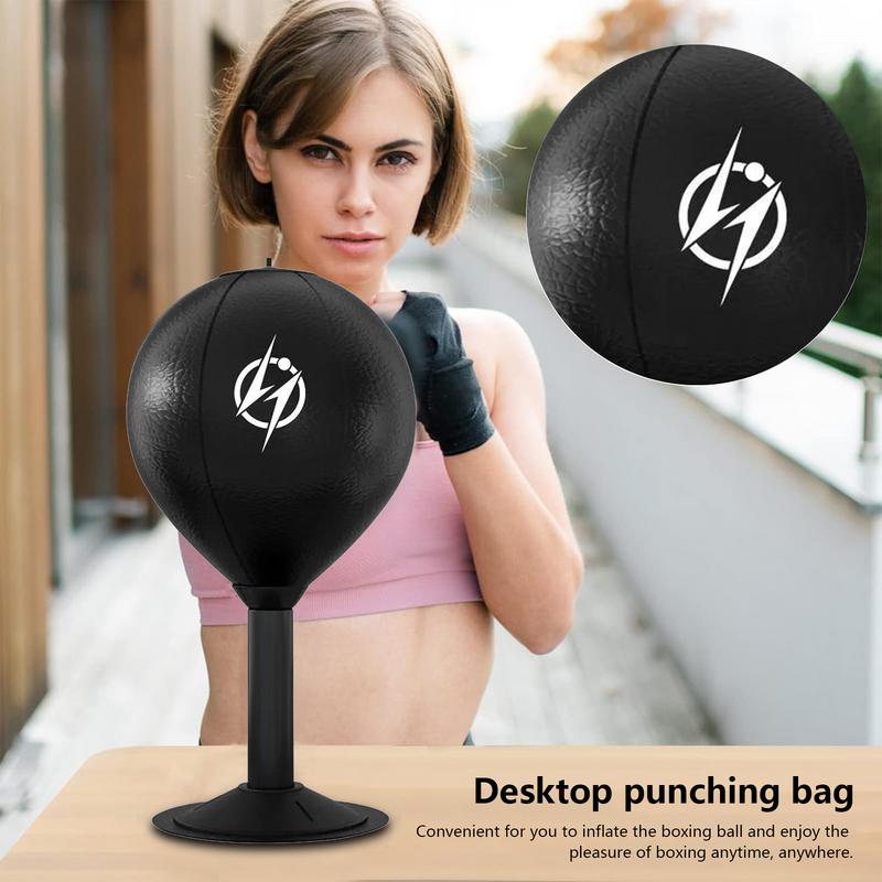 Premium Desktop Punching Bag – Stress Relief Toy with Strong Suction Cup – Fun Punch Rage Bag for Office & Home – Durable 