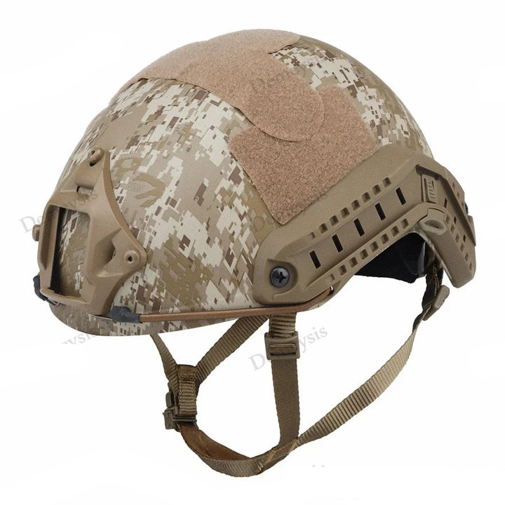 Premium FAST Tactical Helmet – Airsoft MH Camouflage, NVG Mount, Adjustable Outdoor Sport Helmet for Safety & Tactical Use
