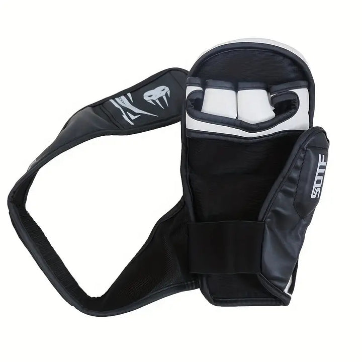 Premium MMA Half-Finger Boxing Gloves – Professional Mixed Martial Arts Training Gloves for Sanda & Free Fighting – Thickened