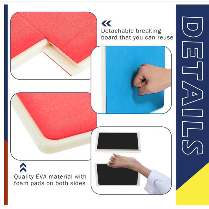 Premium Rebreakable Martial Arts Board – Reusable Taekwondo Training Performance Board – Durable ABS Plastic – Adjustable 