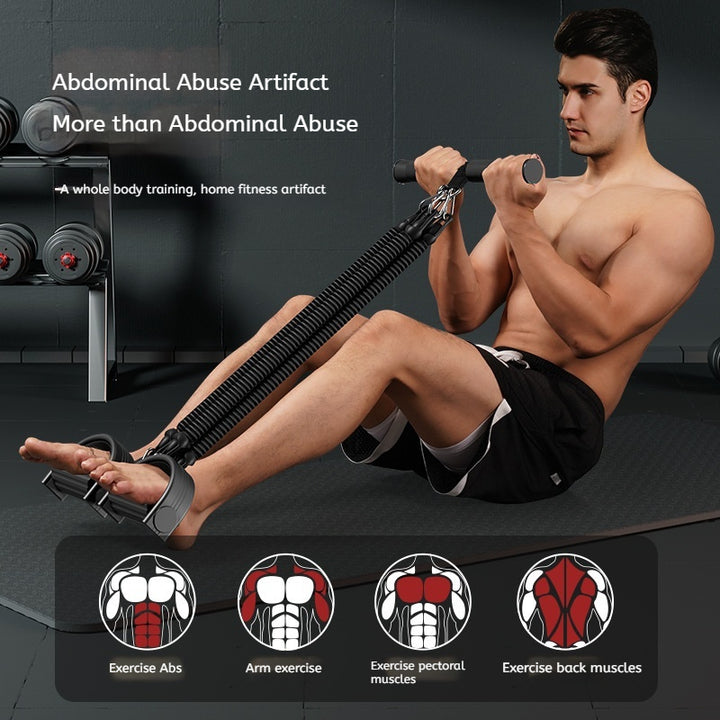 Premium Pedal Resistance Band Puller – Multi-Functional Home Exercise Equipment for Men, Adjustable Tension, Full Body 