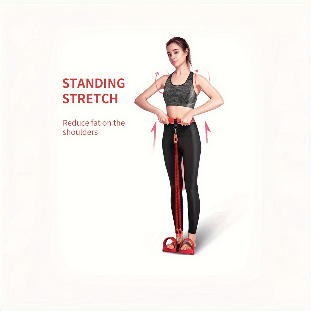 Premium Pedal Resistance Band Puller – Multi-Functional Home Exercise Equipment for Men, Adjustable Tension, Full Body 