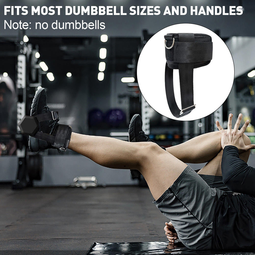 Premium Adjustable Dumbbell Ankle Strap – Soft, Comfortable Weight Strap for Leg and Hip Workouts, Portable Ankle Weights  