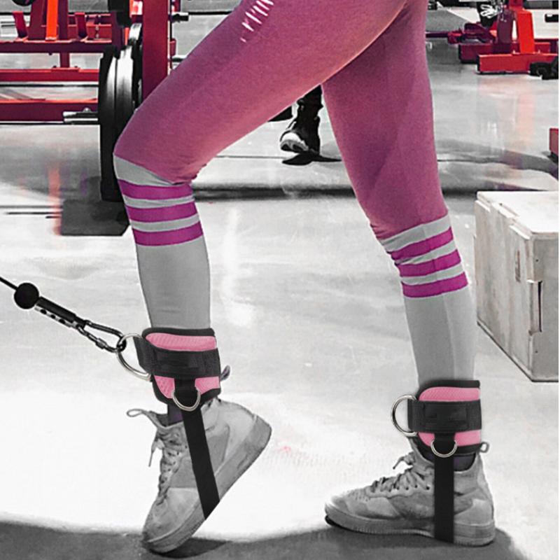 Premium Ankle Straps for Cable Machines – Adjustable, Breathable Fully Padded Ankle Cuffs for Leg Exercises, Workouts, and 