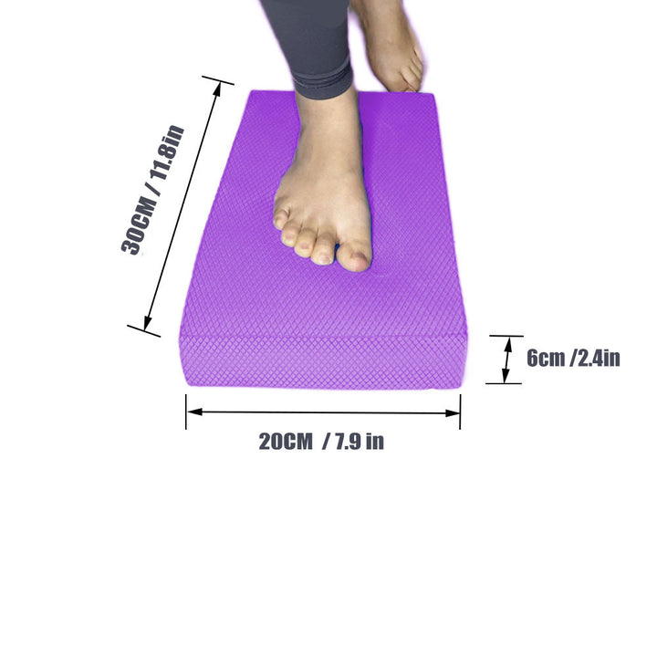 Premium Non-Slip Yoga Balance Pad – Soft Foam Exercise Cushion for Pilates, Fitness Training & Body Building, Ideal Balance Board for Stability & Core Strength - StrengthXPhysiotherapy