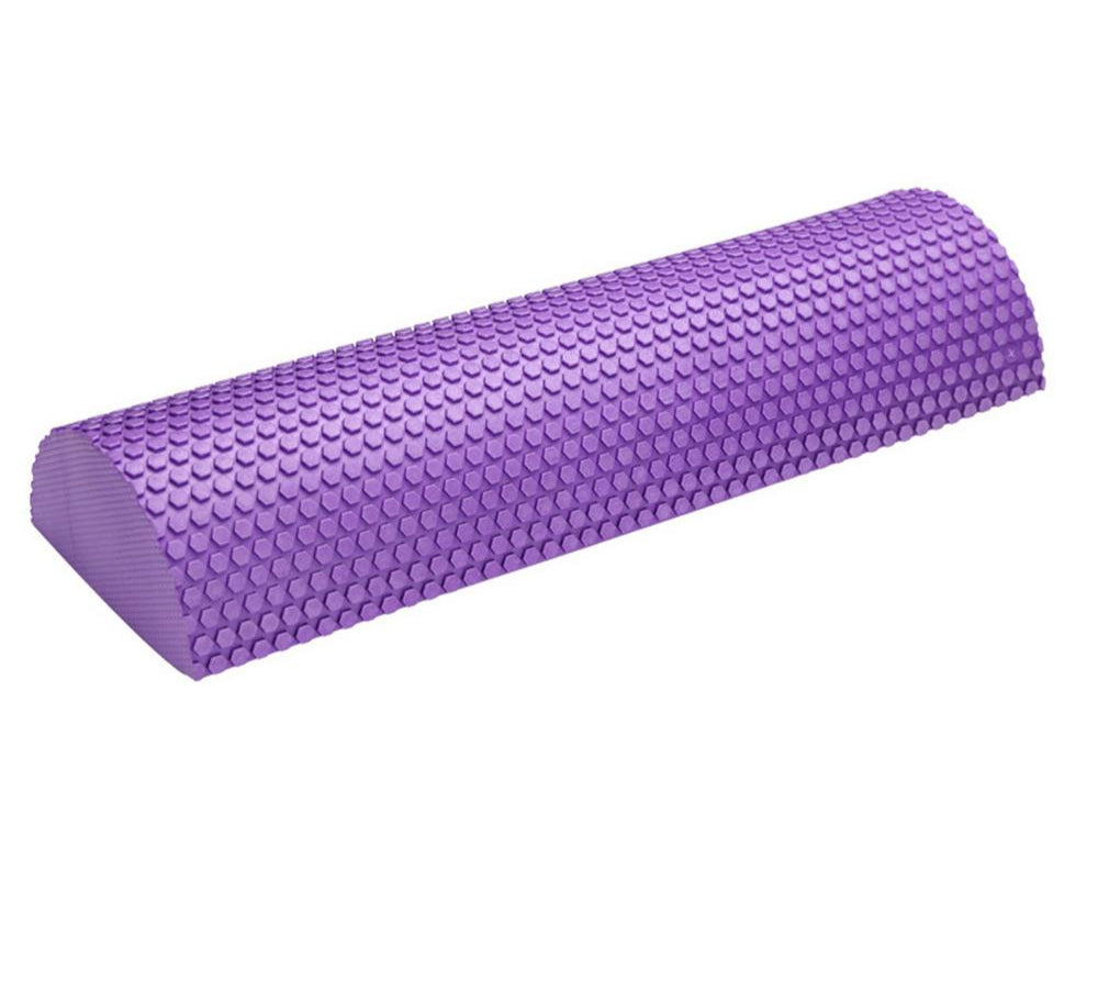 Premium EVA Foam Half Round Massage Roller – Non-Slip Yoga Pilates Balance Pad – Soft, Elastic, Waterproof – Self-Massage