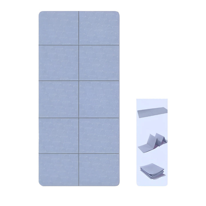 Premium Foldable Yoga Mat – Eco-Friendly TPE Fitness Mat – Double-Sided Non-Slip Design – Portable & Lightweight Travel