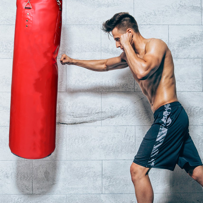 Premium Boxing Sandbag – High-Quality PU Punching Bag for Adult Practice – Durable Taekwondo, Karate & Thai Boxing Training – Includes Strong Metal Chain, Zipper Seal & Multiple Sizes